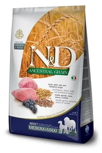 Farmina N&D Ancestral Grain Adult Lamb Spelt Oats Blue 2,5 kg - Sucha karma dla psów - miniaturka - grafika 4