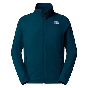 Bluza The North Face 100 Glacier Full-Zip Fleece 0A855X1NO1 - niebieska - Bluzy sportowe męskie - miniaturka - grafika 1