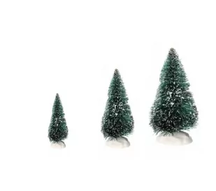 ZESTAW CHOINEK MINI OZDOBA DEKORACJA 3szt. 12cm 9cm 6cm - Ozdoby bożonarodzeniowe - miniaturka - grafika 1