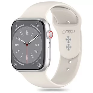 Pasek TECH-PROTECT Silicone do Apple Watch 4/5/6/7/8/9/SE/Ultra 1/2 (42/44/45/49mm) Jasnobeżowy - Akcesoria do smartwatchy - miniaturka - grafika 1