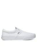 Buty dla dziewczynek - Vans Tenisówki Classic Slip On VN000D35W001 Biały - miniaturka - grafika 1