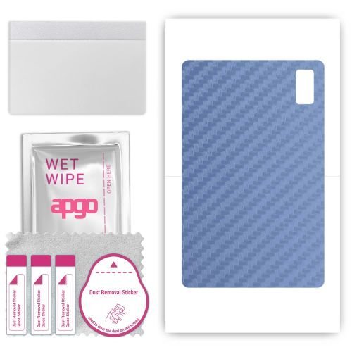 folia naklejka skórka strukturalna na TYŁ do HTC A101 - Carbon Granatowy - apgo SKINS