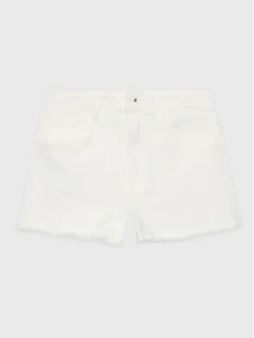 Pepe Jeans Szorty jeansowe Patty Short PG800783TR0 Biały Regular Fit - Spodenki damskie - miniaturka - grafika 1