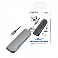 Adaptery i przejściówki - Logilink Hub Wielofiunkcyjny USB-C Czytnik kart HDMI PD - miniaturka - grafika 1