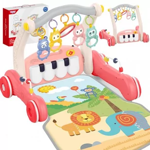 ﻿WOOPIE BABY Mata z Pałąkiem Pchacz 2w1 Pianinko - Pchacze - miniaturka - grafika 1