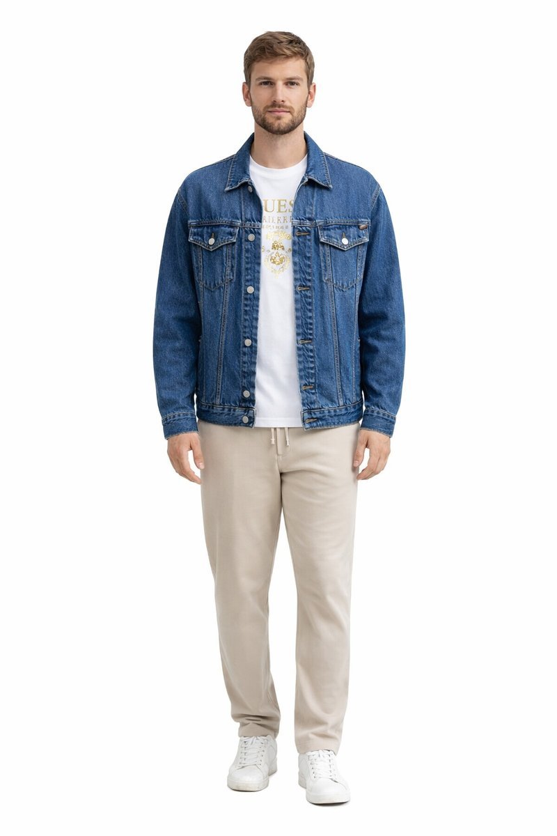 CALVIN KLEIN JEANS JEANSOWA KURTKA MĘSKA Z KIESZENIAMI XL 1I3A