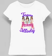 Koszulki i topy damskie - Koszulka damska team panny młodej biała XL - miniaturka - grafika 1