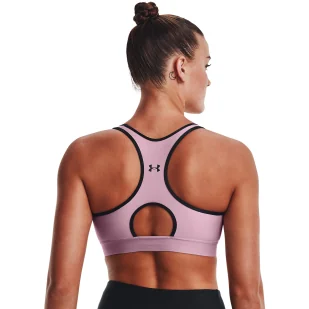 Biustonosz sportowy Under Armour Mid Keyhole Graphic - Bielizna sportowa damska - miniaturka - grafika 7