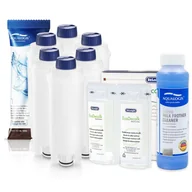 Akcesoria i części do ekspresów do kawy - Zestaw Delonghi Aqualogis AL-S002 6szt, Delonghi EcoDecalk 5513296021 200ml, Latteo 250ml - miniaturka - grafika 1