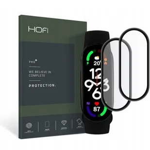 Szkło hybrydowe HOFI Hybrid Pro+ do Xiaomi Mi Smart Band 7 Czarny (2 szt.) - Akcesoria do smartwatchy - miniaturka - grafika 1