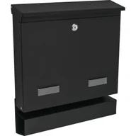 Skrzynki na listy - Skrzynka na listy LARGOS C4 z tuba czarny mat - miniaturka - grafika 1