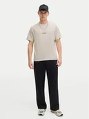 Koszulki męskie - Jack & Jones T-Shirt Jesoho 12278787 Beżowy Regular Fit - miniaturka - grafika 1