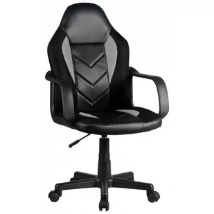FABRYKA MEBLI AKORD, Fotel gamingowy FURNITURE 4 GAMERS FG-C18, czarno-szary, 93-105 cm - Fotele gamingowe - miniaturka - grafika 1