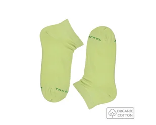 Jasnozielone stopki z bawełny organicznej - Skarpetki męskie - miniaturka - grafika 1