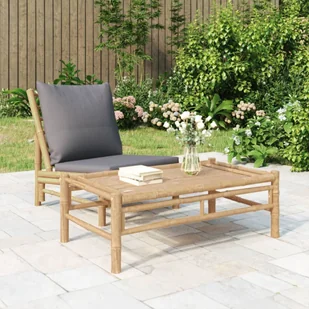 vidaXL Stolik ogrodowy, 100x55x33 cm, bambusowy - Stoły ogrodowe - miniaturka - grafika 1