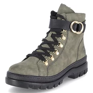 Rieker Damskie buty X9023, zielone, rozmiar 39 UE - Moda i Uroda OUTLET - miniaturka - grafika 1