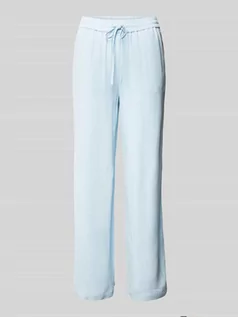 Spodnie damskie - Spodnie o kroju regular fit z elastycznym pasem model ‘VIVA-GULIA’ - grafika 1