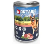 Mokra karma dla kotów - ONTARIO- Beef Pate with Herbs 400g - miniaturka - grafika 1