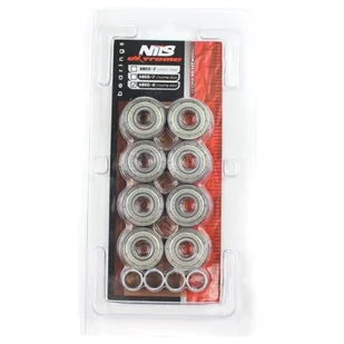 Nils EXTREME EXTREME Łożyska EXTREME ABEC-9 Chrome 8 sztuk) - Akcesoria do skatingu - miniaturka - grafika 2