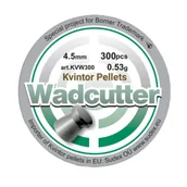 Amunicja do wiatrówek - Śrut Kvintor 4,50mm Diabolo Wadcutter 300 szt 0,53g - miniaturka - grafika 1