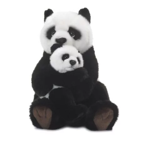 WWF Panda mama z dzieckiem 28 cm