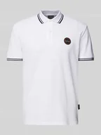 Koszulki męskie - Koszulka polo o kroju regular fit z naszywką logo model ‘MACAS’ - miniaturka - grafika 1