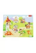 Układanki dla dzieci - puzzle drewniane medium  knight's castle 61636 - miniaturka - grafika 1