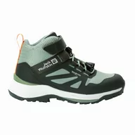 Buty trekkingowe dziecięce - Buty dziecięce Jack Wolfskin VILLI HIKER TEXAPORE MID K mint leaf - 34 - miniaturka - grafika 1