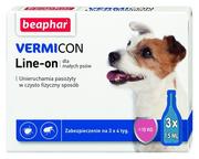 Artykuły przeciw pasożytom - Beaphar VERMICON Line-on Pies S poniżej 15kg pipeta 3 x 1,5ml) - miniaturka - grafika 1