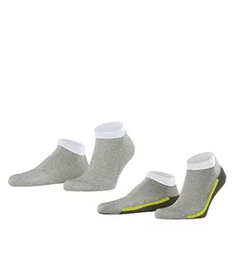 ESPRIT Sportowa Mesh 2-Pack skarpety męskie trwałe bawełna organiczna czarne plus kolory fantazyjny wzór w paski niski krój idealny na lato zestaw 2 par, Szary (Storm Grey 3820), 39/42 EU - Skarpetki damskie - miniaturka - grafika 1