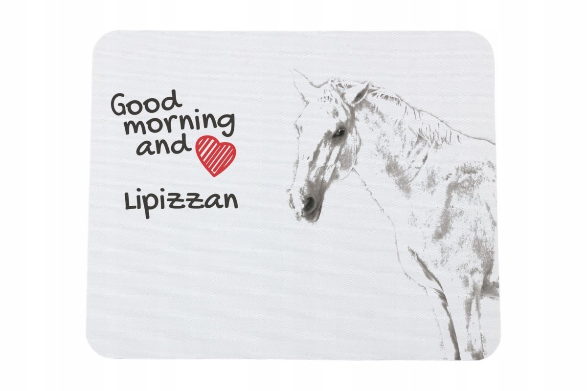 Lipicański - podkładka pod myszkę z nadrukiem, personalizowana podkładka z