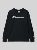 Koszulki dla chłopców - Bluzka z długim rękawem o kroju regular fit z nadrukiem z logo - miniaturka - grafika 1