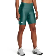 Spodenki damskie - Damskie Spodenki UNDER ARMOUR ARMOUR BIKE SHORT 1360939-722 – Zielony - miniaturka - grafika 1