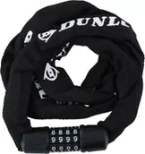 Zabezpieczenia do roweru - Zapięcie rowerowe łańcuch szyfr DUNLOP 120cm - miniaturka - grafika 1