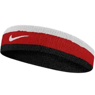 Ozdoby do włosów - Opaska na głowę Nike Swoosh (kolor Biały. Czarny. Czerwony) - miniaturka - grafika 1