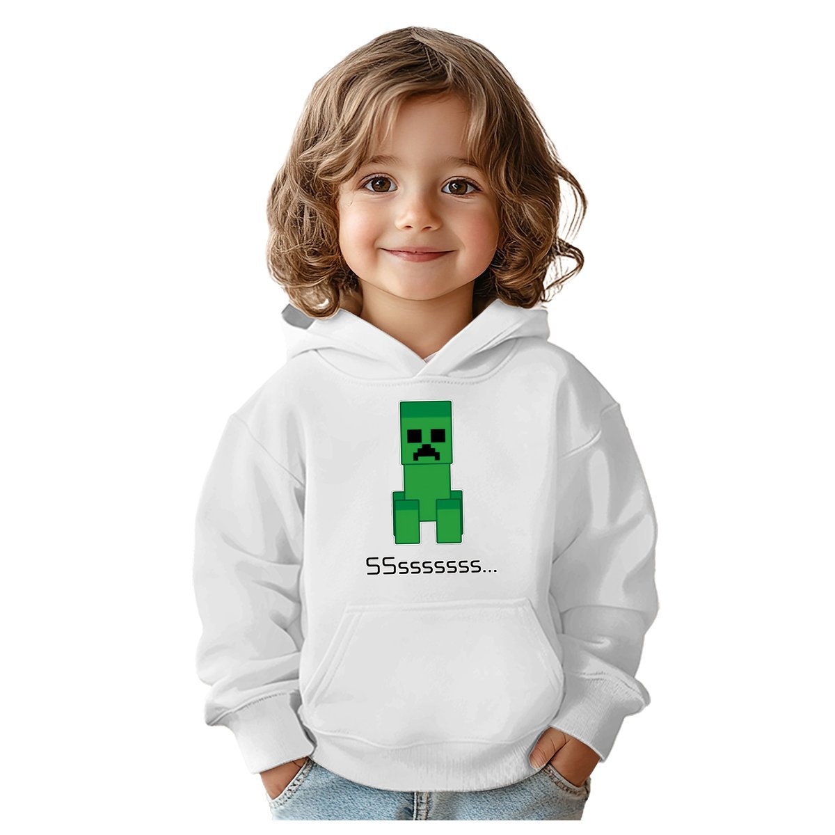 BLUZA DZIECIĘCA MINECRAFT 110-122 CHŁOPIĘCA DZIEWCZĘCA PREZENT
