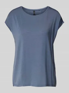 T-shirt o kroju regular fit z mieszanki lyocellu model ‘AVA’ - Koszulki i topy damskie - miniaturka - grafika 1