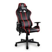 Fotele gamingowe - Fotel gamingowy Raptor X obrotowy biurowy czarny z czerwonymi paskami KO10X KO10X - miniaturka - grafika 1