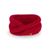 Apaszki i szaliki damskie - Nandy Duży Ciepły Komin Damski Czerwony - 14603-Czerwony - miniaturka - grafika 1