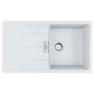 Franke Centro CNG 611-86 GSC Zlewozmywak granitowy jednokomorowy 86x50 cm biały polarny 114.0687.327 - Zlewozmywaki - miniaturka - grafika 1
