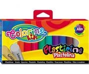 Masy plastyczne - Colorino PLASTELINA 12 KOLORÓW KIDS ZŁOTY I SREBRNY - miniaturka - grafika 1