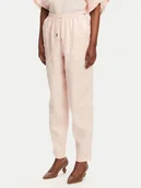 Spodnie damskie - BOSS Spodnie materiałowe C_Tanjet 50537916 Różowy Regular Fit - miniaturka - grafika 1