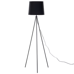 Beliani Lampa podłogowa Lampa podłogowa metalowa czarna SAMBRA 25807 - Lampy stojące - miniaturka - grafika 1