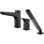 Baterie wannowe i prysznicowe - Deante Bat hiacynt nero wannowa 3-otworowa BQHN13M - miniaturka - grafika 1