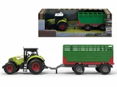 Samochody i pojazdy dla dzieci - TRAKTOR Z PRZYCZ ŚWIATŁO DŹW 49321 MADEJ - miniaturka - grafika 1