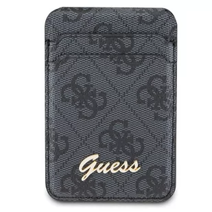 Guess Wallet Card Slot Stand GUWMSHG4SHK czarny/black MagSafe 4G Classic Logo - Plecaki - miniaturka - grafika 2