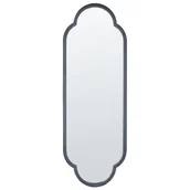 Lustra - Lustro ścienne metalowe 36 x 102 cm czarne TROUY Lumarko! - miniaturka - grafika 1