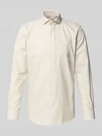 Koszule męskie - Koszula biznesowa o kroju slim fit z kołnierzykiem typu kent - miniaturka - grafika 1