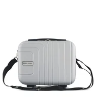 Kosmetyczki, organizery i kuferki - Kuferek Semi Line T5762-1 Srebrny - miniaturka - grafika 1