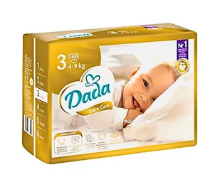 Pieluchy Dada Extra Care 3 MIDI 40szt. 4-9 kg - Pieluchy Pieluchy Dada Extra Care 3 MIDI 40szt. 4-9 kg - Pieluchy - miniaturka - grafika 1